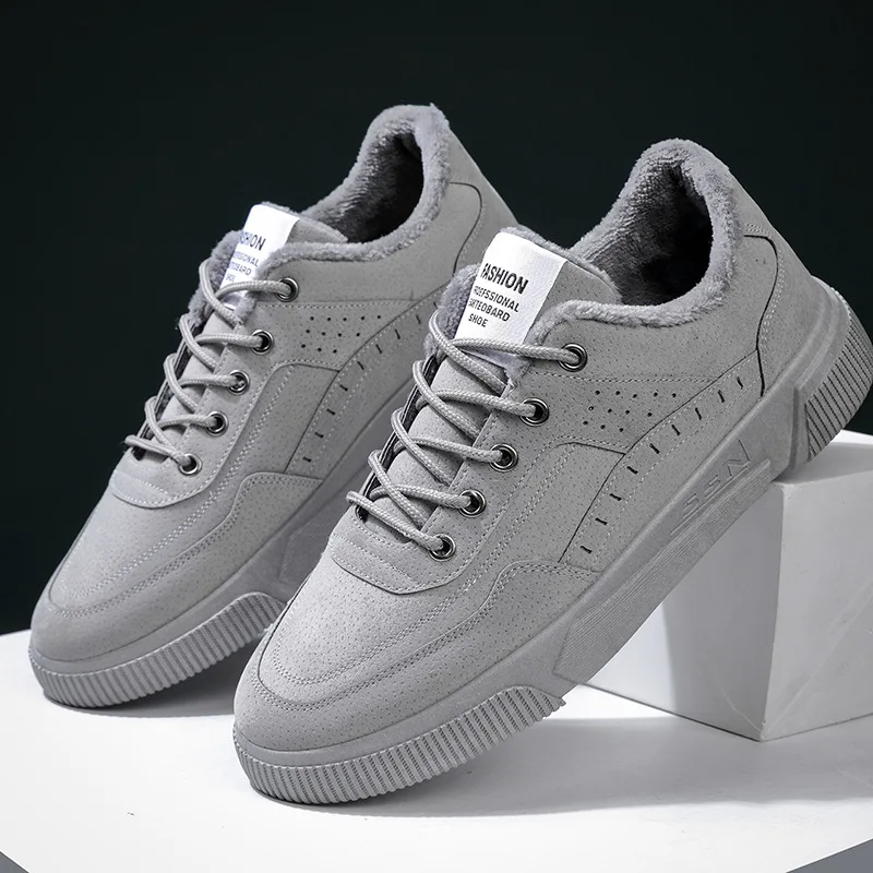 

Zapatillas De Deporte Winter Thick Warm Shoes Plus Fleece Shoes New Autumn and Winter Men's Shoes casual Shoes G2020-G2022 Dn