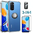 С кольцом-держателем чехол на Redmi Note 11 Pro Чехол  стекло, редми ноут 11 Силиконовый противоударный чехол-крышка Redimi Note 10 Pro 10S 11S чехол мягкий Case Xiaomi Redmi Note11 чехлы редми нот 11 про