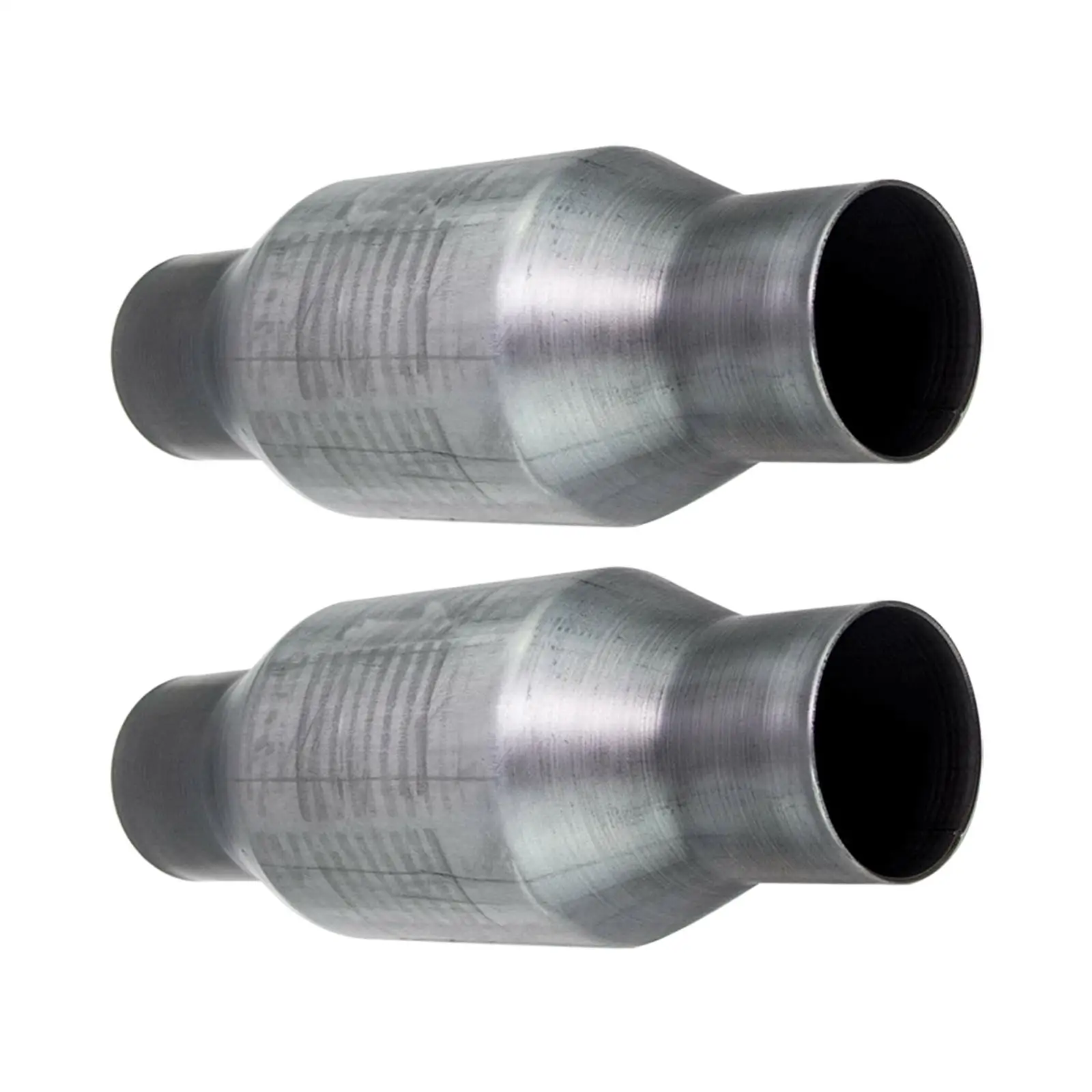 

2x Universal Catalytic Converter 410250 High Flow Accessories Premium