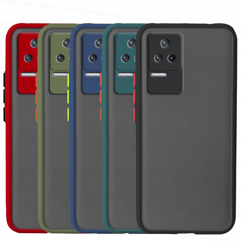 

Matte PC Cover For Xiaomi Poco F4 5G Case Xiaomi Poco F3 F4 GT 5G Cover Shockproof TPU Protective Phone Cover Xiaomi Poco F4 5G
