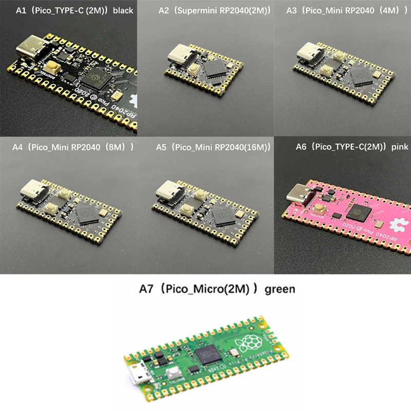 

Инновационные маломощные микрокомпьютеры, высокопроизводительный телефон, процессор Raspberry Pi Pico Board RP2040, двухъядерный, КБ, ARM