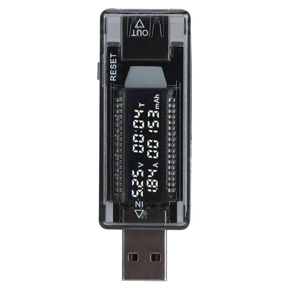 USB-тестер ваттметра: вольтметр и амперметр для тестирования емкости