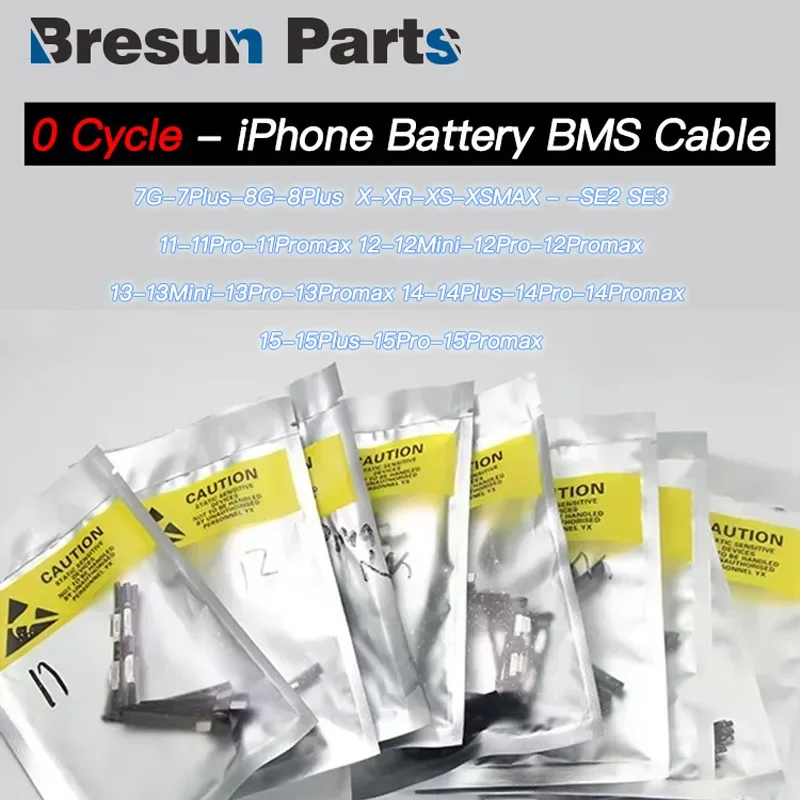 Оригинальная плата защиты аккумулятора кабель BMS для iPhone X XS XR 11 12 13 14 15 Pro MAX Plus