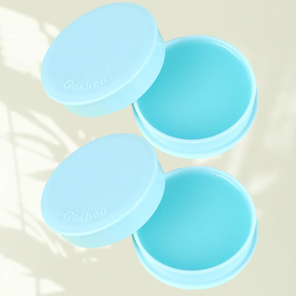 

2 Pcs Moisturizer Counting Wax Money Accessory Moisten Fingertip Moistener Bank