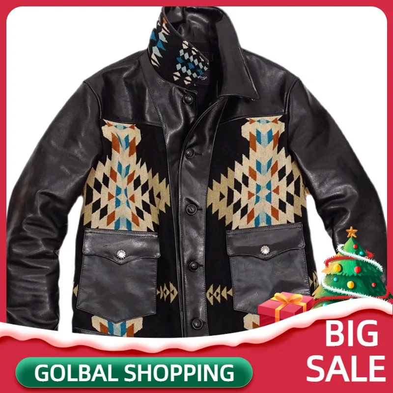 

Куртка мужская из натуральной кожи, облегающая, черная, осенняя, 2021, 5XL, размера плюс