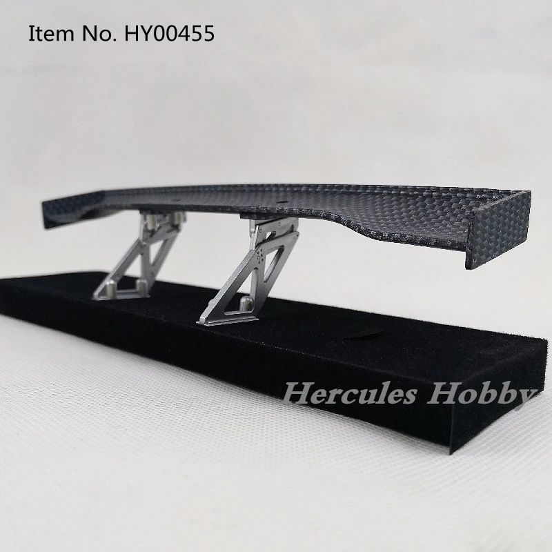 

1/10 Scale RC Car Plastic Carbon Fiber Pattern Rear Wing Spolier Drift On Road Touring Model Hobby
