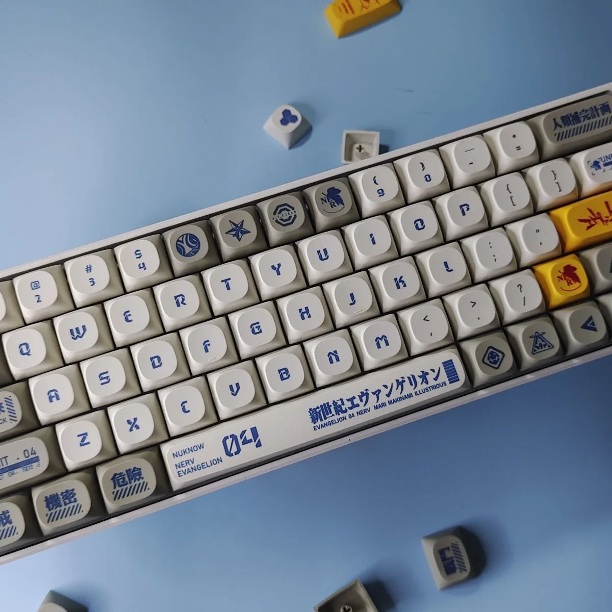 Фото Механическая клавиатура с 130 клавишами аниме Keycap 04 PBT Keycaps MA Profile Dye Sublimation для MX Switch 108/104/87/61/96 клавиши №2