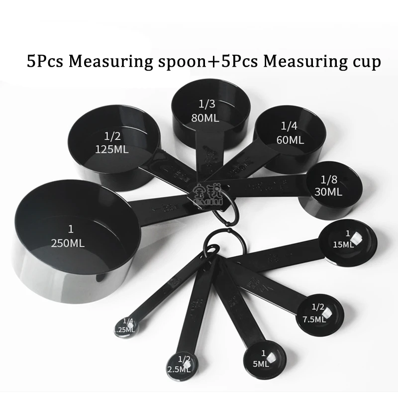 

5/10pcs Kitchen Measuring Spoons Teaspoon Coffee Sugar Scoop Cake Baking Flour Measuring Cups Cooking Tools Kitchen Accessories