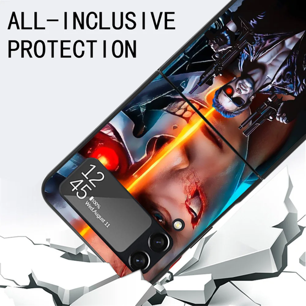 Чехол для телефона Арнольд Шварценеггер Терминатор Samsung Z Flip 6 5 4 3 Galaxy ZFlip6 5G Flip5 Flip4