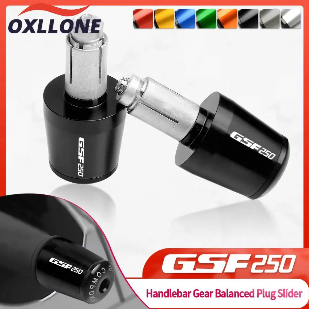 

7/8'' 22MM Motorcycle Handlebar Grips Handle Bar Cap End Plugs For SUZUKI GSF 250 BANDIT GSF250 1994 1995 1996 1997 1998 1999