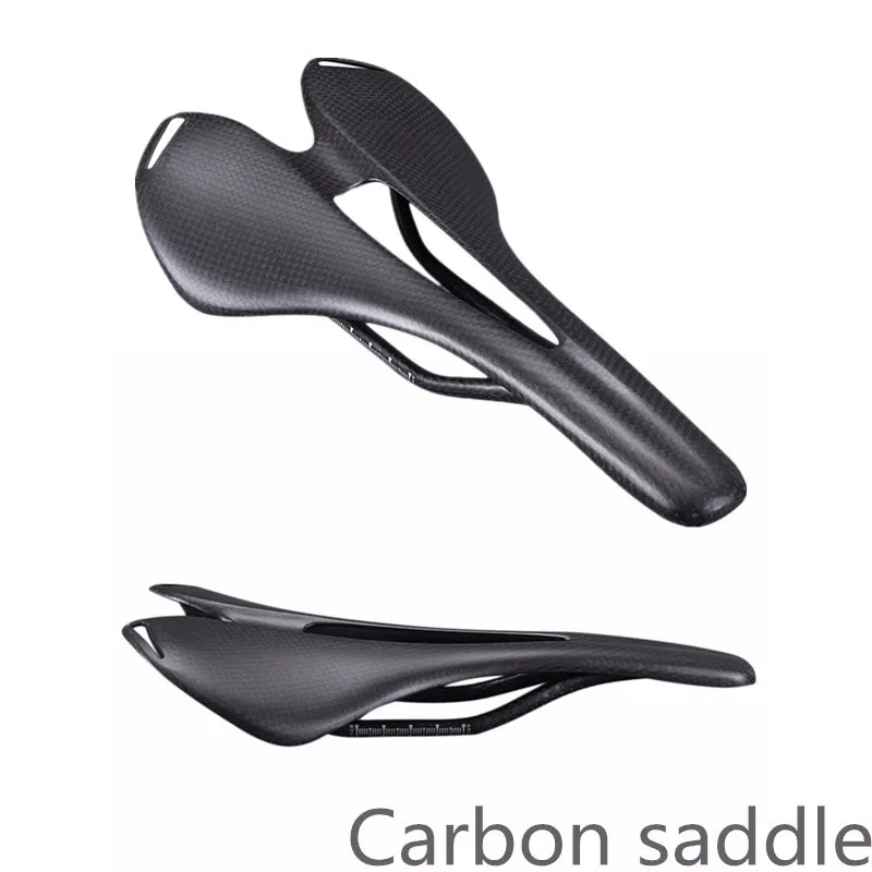 

Full Carbon Fiber Mountain Bike Comfortable Saddle Road Bike Ultra Light Saddle Dead Fly Bicycle Hollow Seat