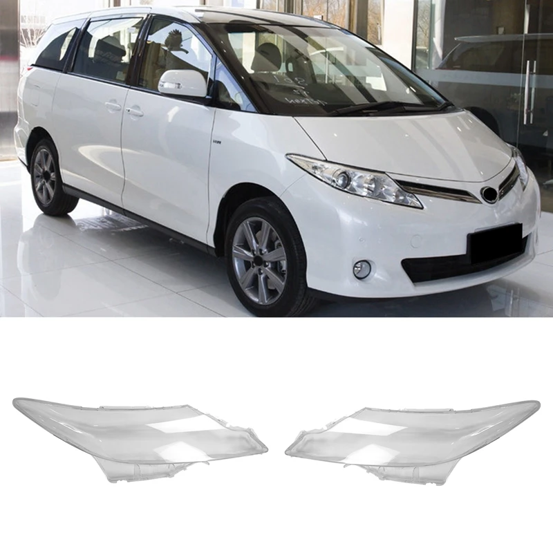 Front Headlight Cover Lens Shell For Toyota Previa/Estima Aeras 2009-2015 Head Light Lamp Transparent Housing Lampshade