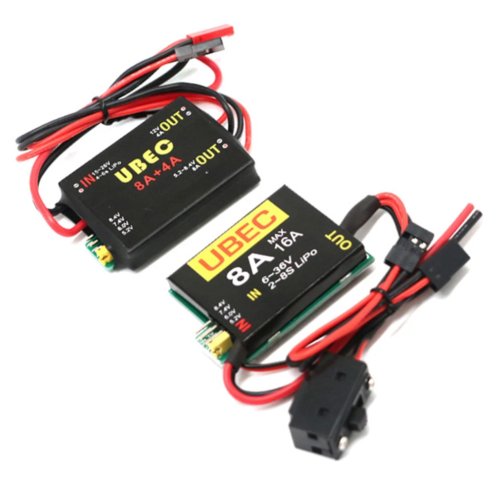 

1 шт. 2S-6S 6-36V UBEC 8A BEC / DUAL UBEC 8A + 4A 5,2/6,0/7,4 v/8,4 v сервопривод, отдельный источник питания, Радиоуправляемый автомобиль, самолёт, робот-рука