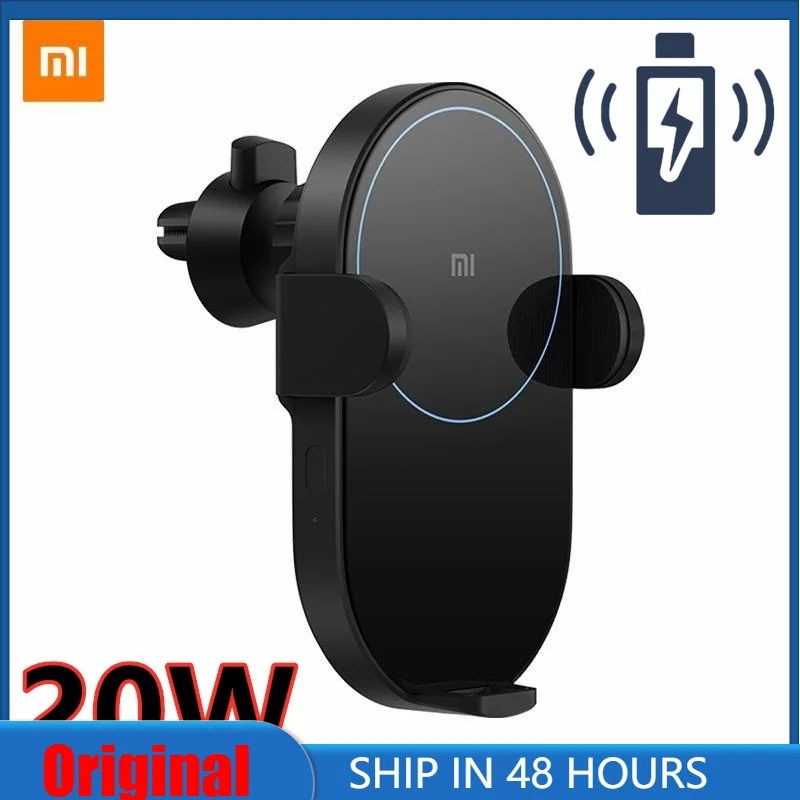 

Original Xiaomi Wireless Car Charger 20W Qi Fast Charge Car Phone Holder For MI 12 11 10 Pro Wireless Chargers For Iphone 13 11