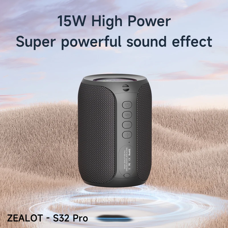 Zealot S32 Pro Bluetooth Беспроводная Внешняя Версия Водонепроницаемая Портативная