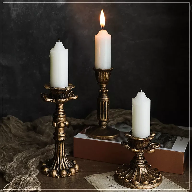 

NEW2022 Retro Candlestick Photo Props Ins Wind Candle Shooting Background Home Decoration Ornaments Photography Props