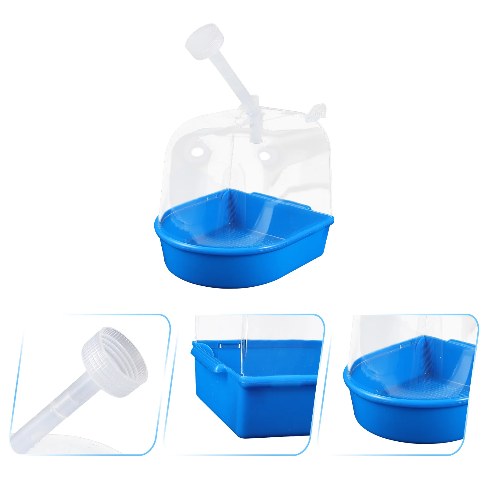 

Hanging Type Bird Shower Box Bird Bath Box for Cage Bird Washing Container