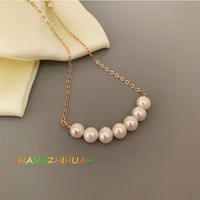 stylish new natural freshwater pearl pendant necklace for women 2022 new unusual jewelry lovely girl necklace christmas gifts