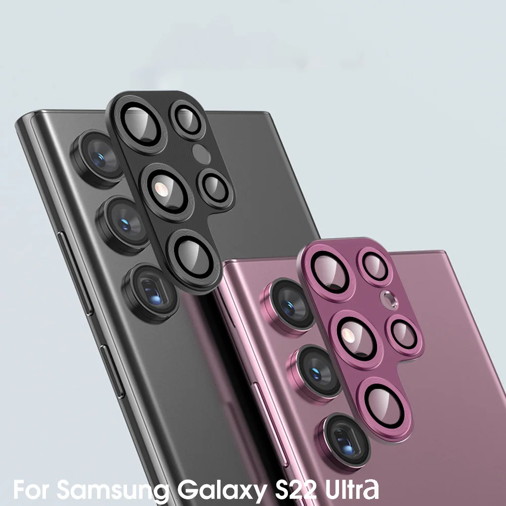 for samsung galaxy s22 ultra camera lens protector aluminum alloy metal camera film for s22ultra s22 phone accessories free global shipping