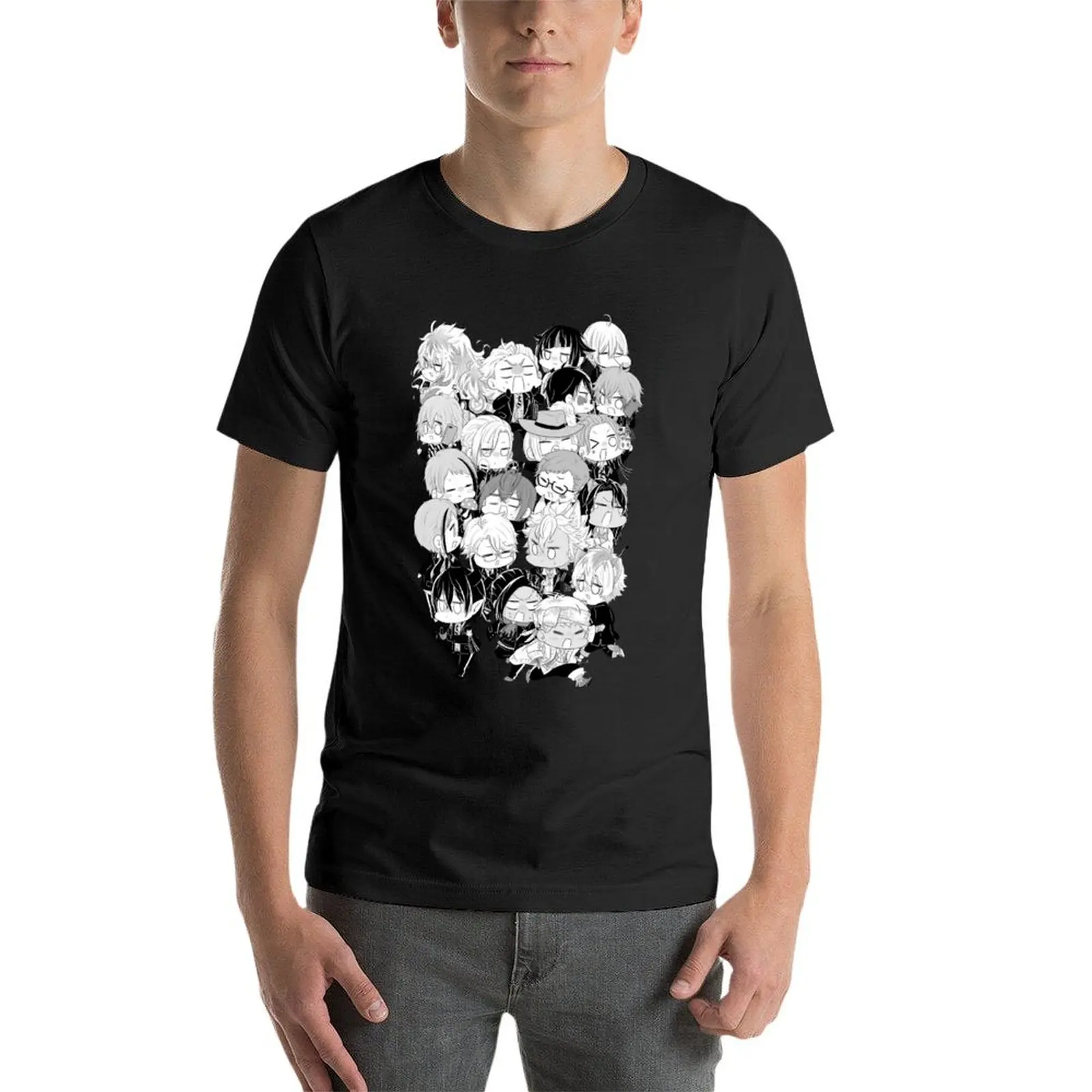 Футболка витая страна чудес заготовки тяжелые мужские футболки с рисунком аниме