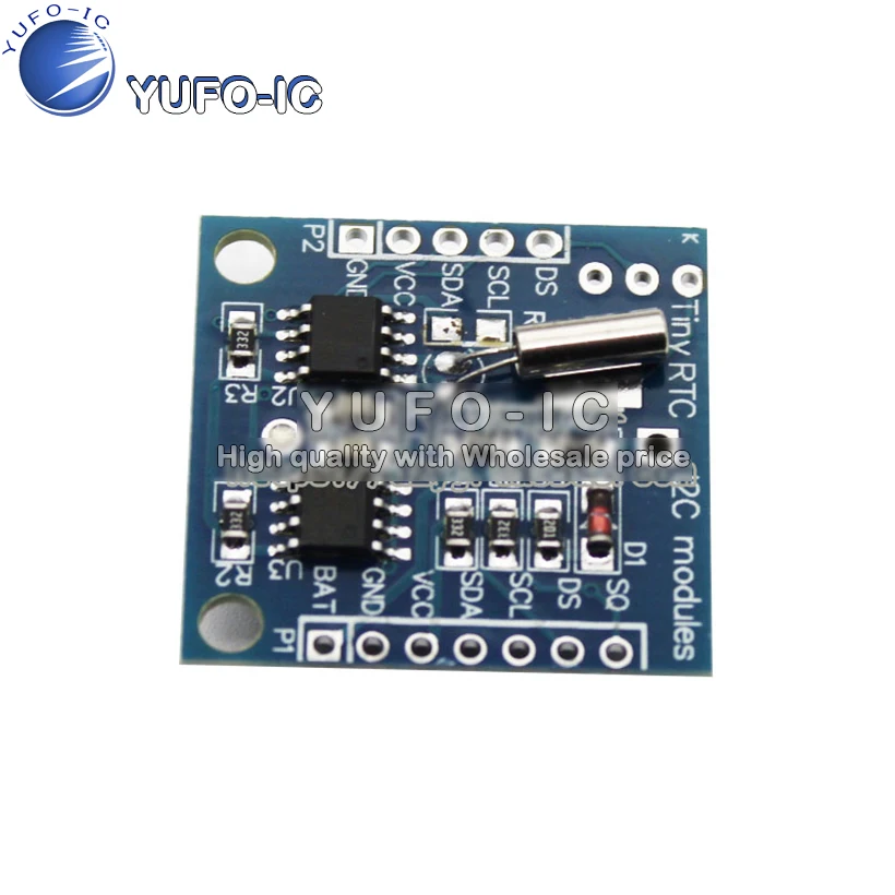 Фото Миниатюрный модуль RTC I2C с памятью 24C32 и часами DS1307 №1
