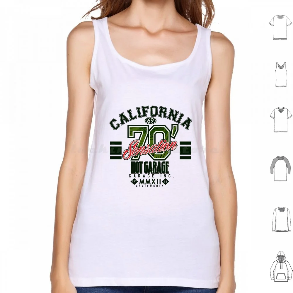 

California 69 Tank Tops Print Cotton Bryan Music Summer Of 69 Spirit Spirit Stallion Of The Cimarron Summer Adams