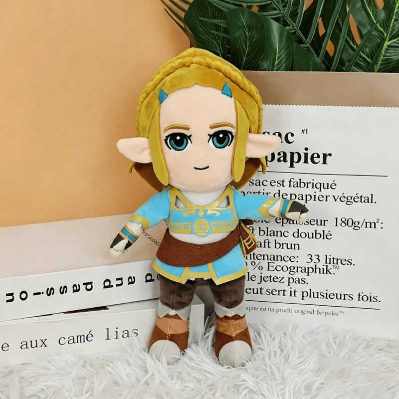 Фото Горячая распродажа: Плюшевые игрушки Zelda Breath of the Wild Tears of the Kingdom – Линк, Принцесса Зельда, Сэнд Сил. Мягкие плюшевые игрушки-подарки. №2