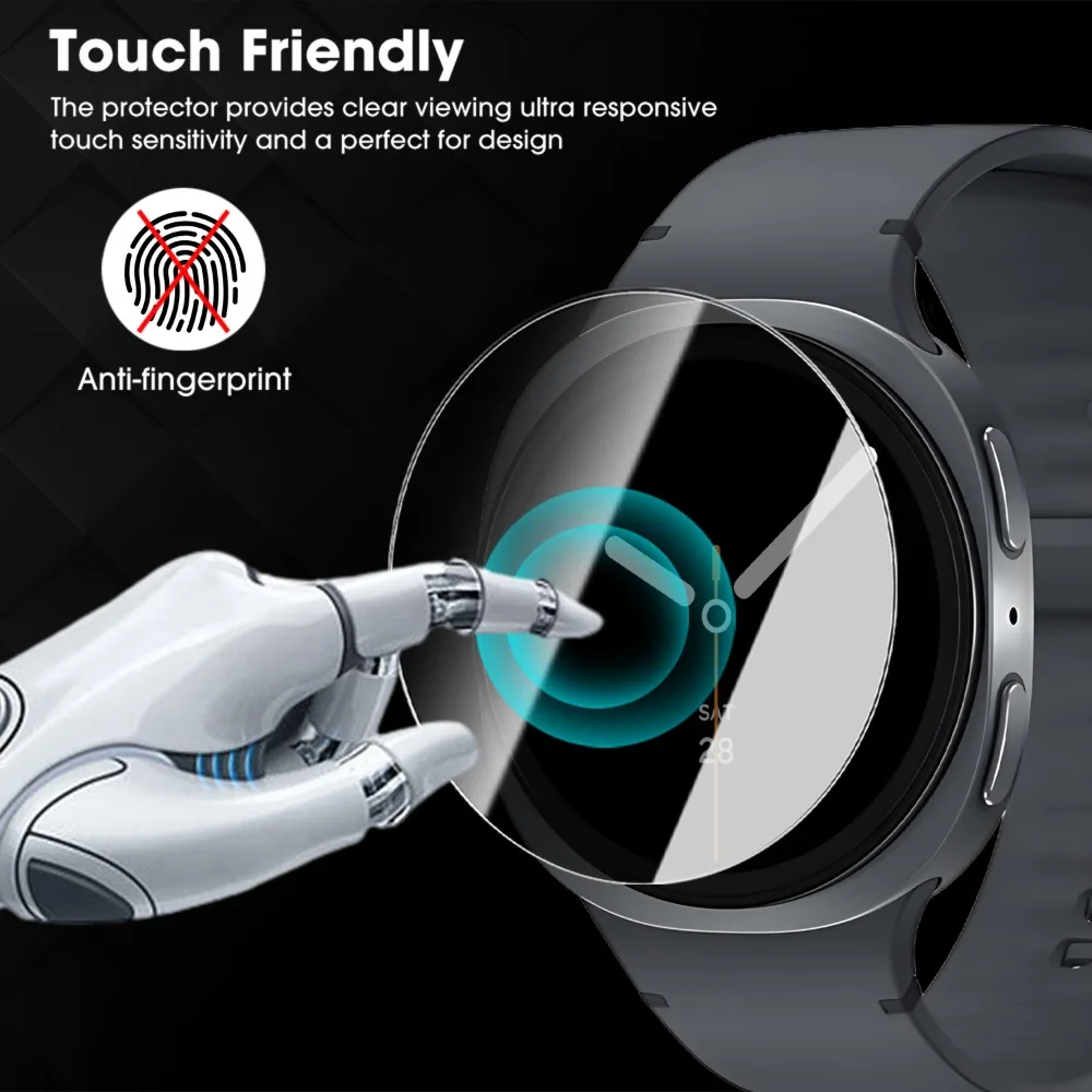 135 шт. для Samsung Galaxy Watch 8 40 44 мм Classic 46 мм Ultra 2025 закаленное стекло антишпионская защитная пленка HD защитные пленки (art.: 3920d16c082fa) - 3920d16c082fa