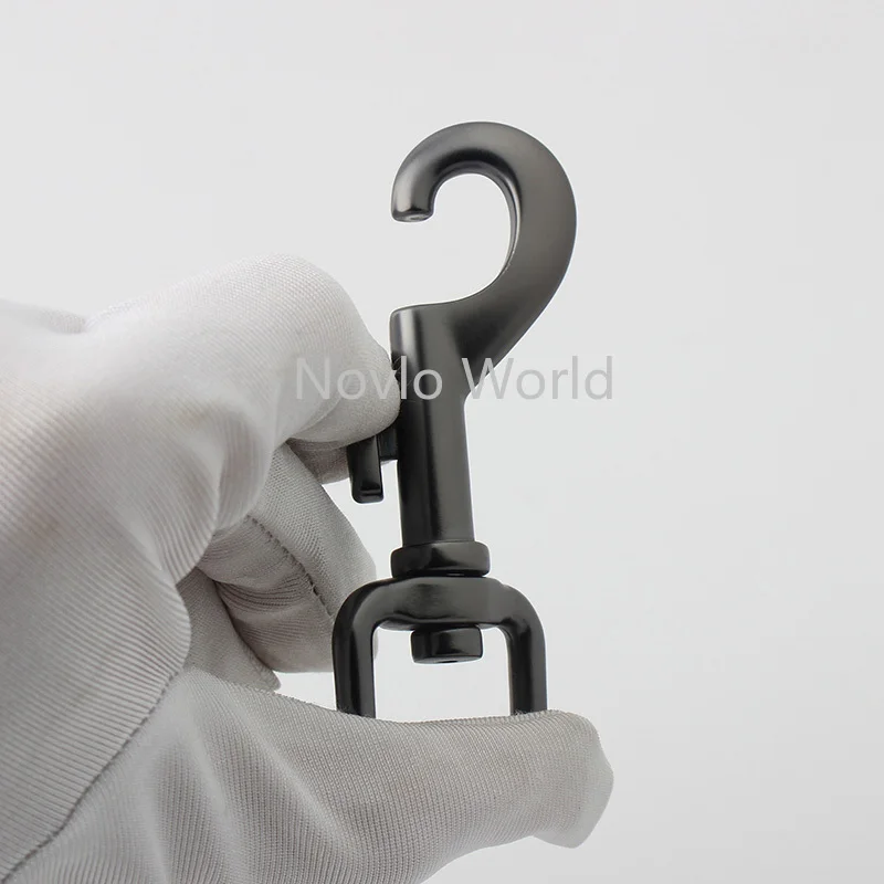 10-50 pieces 6 colors 21mm 25mm 3/4'' 1'' matte silver metal swivel hook for chains purse snap hook belt connector buckles