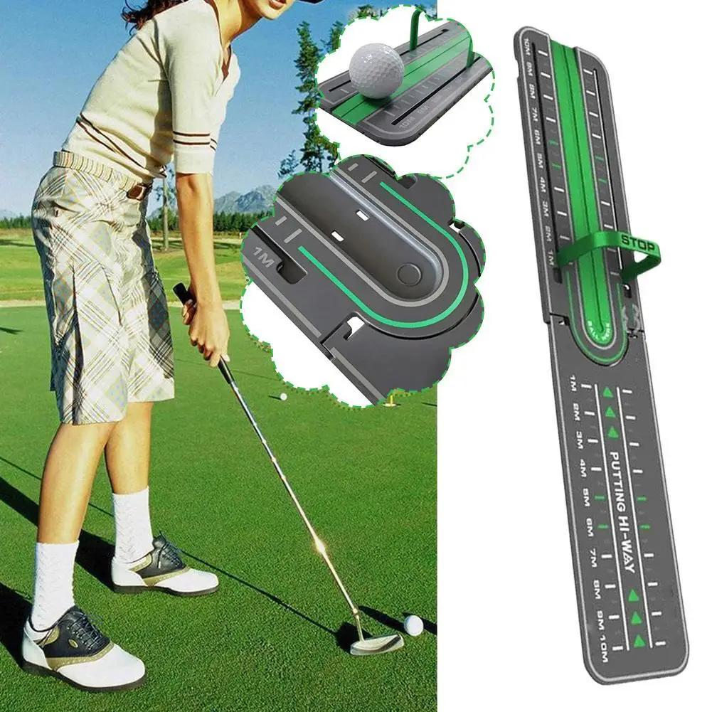 

1pcs Golf Putting Green Mat Golf Precision Distance Putting Drill Practice Mat Mini Putting Ball Pad Mini Golf Putting Training