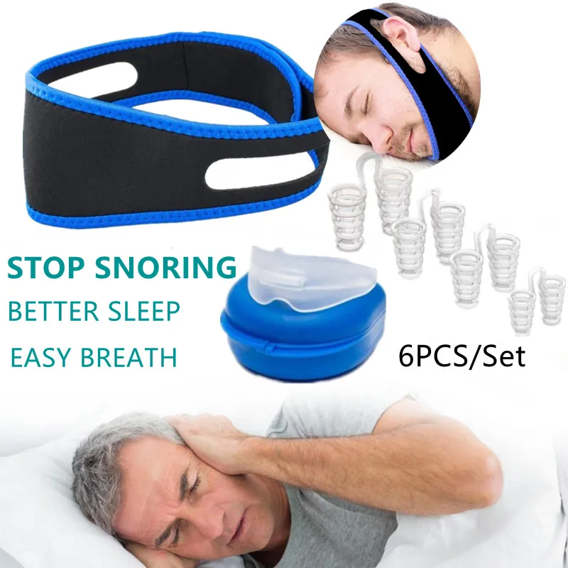 

6PCS/Set Snoring Solution Anti Snoring Devices Snore Stopper Nose Vents Nasal Dilators For Better Sleep Sleeping Aid Tool