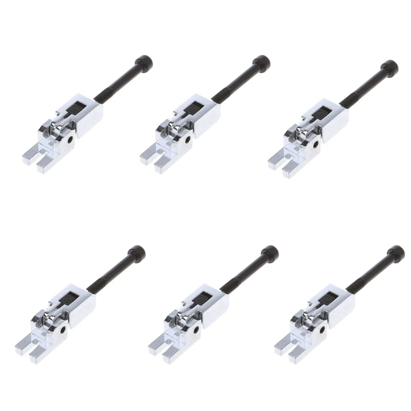 

6 Saddles Guitar Bridge with String Lock Screws Replacement Parts