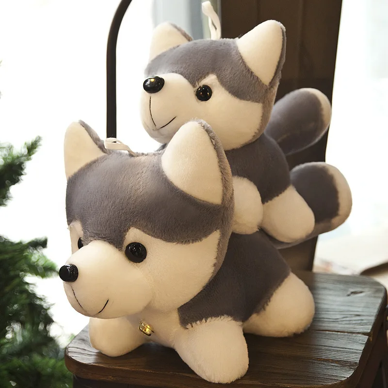 

Puppy dog plush doll small gray plush Husky Puppy doll toy