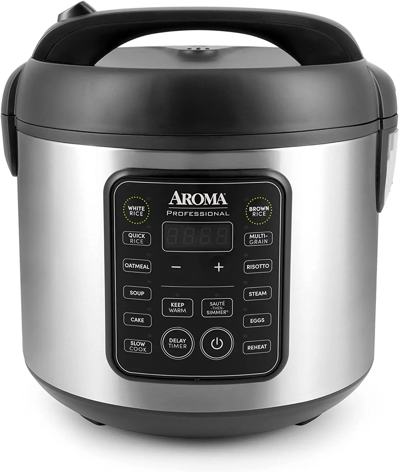 

Housewares ARC-5200SB 2O2O Model Rice & Grain Cooker Sauté Slow Cook Steam Stew Oatmeal Risotto Soup 20 Cup 10 Cup uncooked