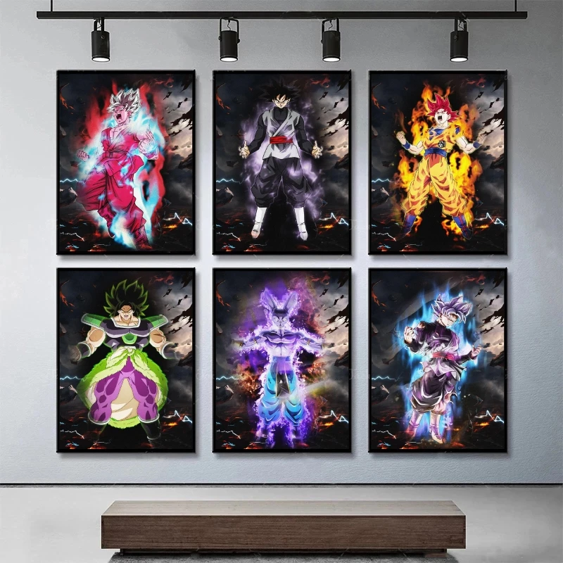 

Canvas Hd Prints Dragon Ball Gogeta Birthday Gifts Decoration Paintings Comics Pictures Wall Art Hanging Decorative Poster