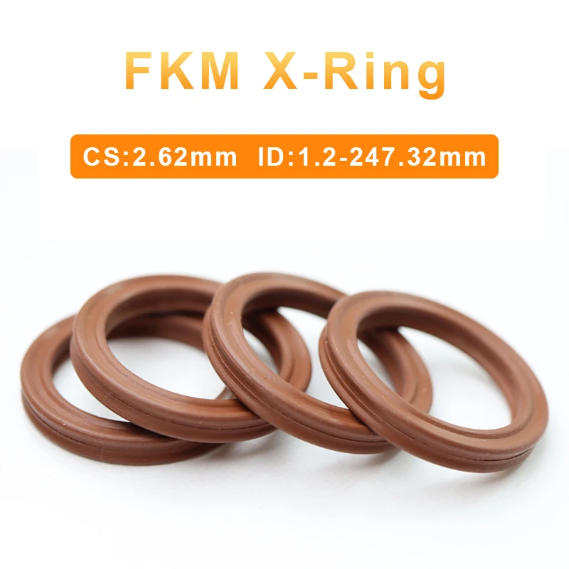 

Фторкаучуковая прокладка FKM X-Ring коричневая 1,2-247,32 мм CS 2,62 мм