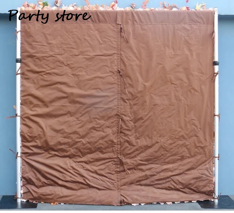 Jesienna róża Sztuczny kwiat Ściana Tło ślubne Tkanina Kwiatowa zielona roślina Okno Wyświetlacz Impreza Rekwizyty Kwiatowy rząd