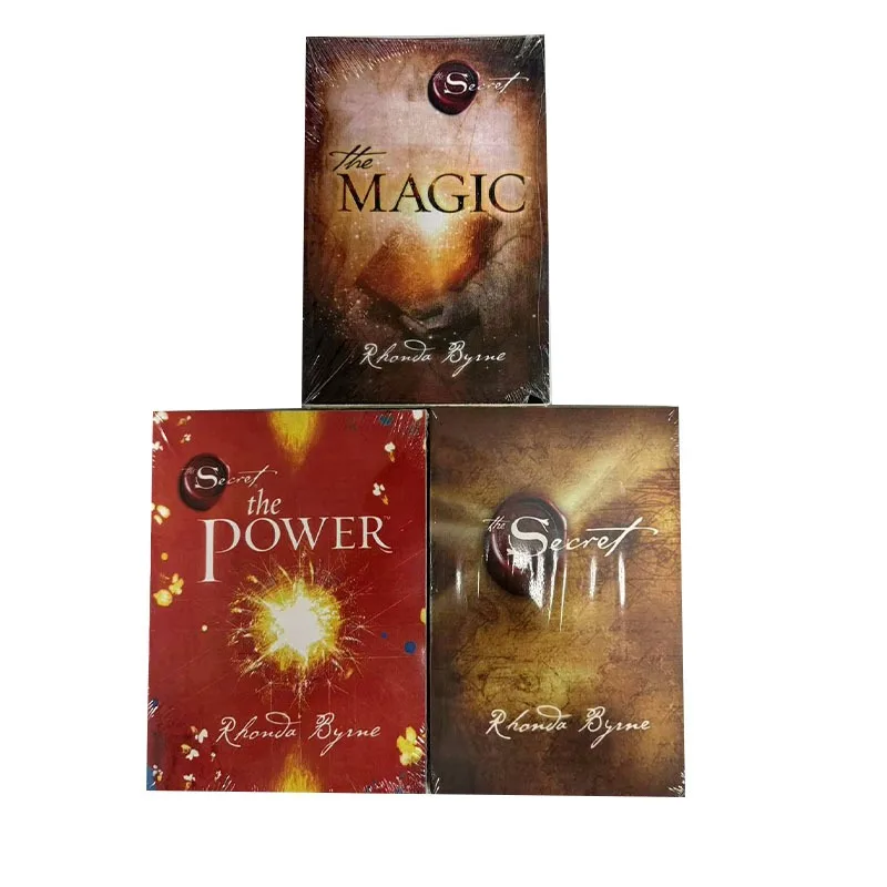 3 книги/набор Rhonda Byrne серия книги The Secret Magic And Power Мягкая книга на английском языке