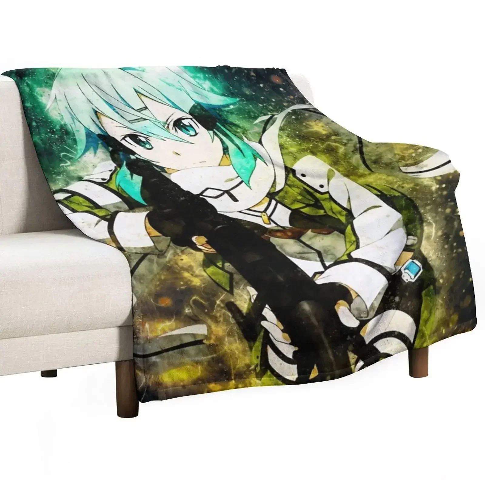 Sinon Sword Art Online пледы термобелье для путешествий одеяло декоративные кровати