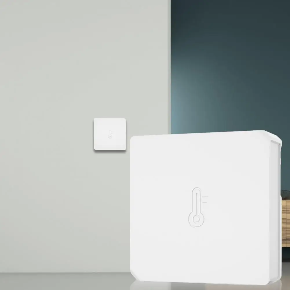 

SNZB-02 Smart Temperature Humidity Sensor Self-adhesive Wireless Sensor Switch Real Time Temperature Humidity Monitor for Home