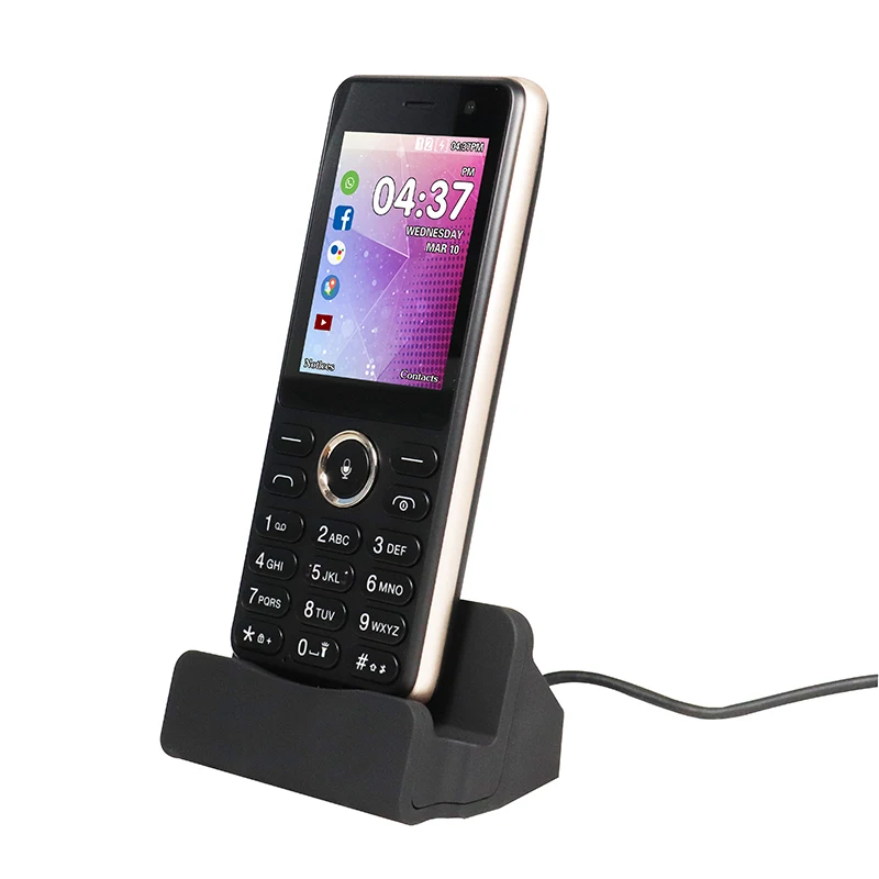 

new 3G WCDMA GSM with dock wifi cell phones unlocked Dual SIM with dock push-button featured portable mobile phone