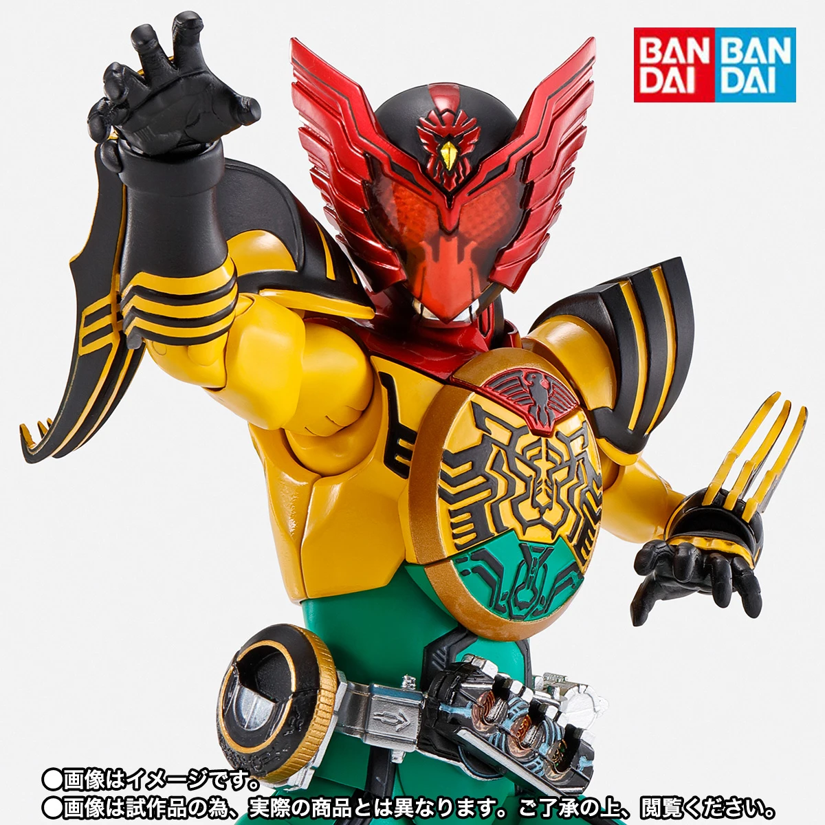 Купи Heisei Series Rider OOO Strongest Form Super TaToBa Combo Action Figure Theatrical Version Form Model Ornaments Decorate Gifts за 12,560 рублей в магазине AliExpress