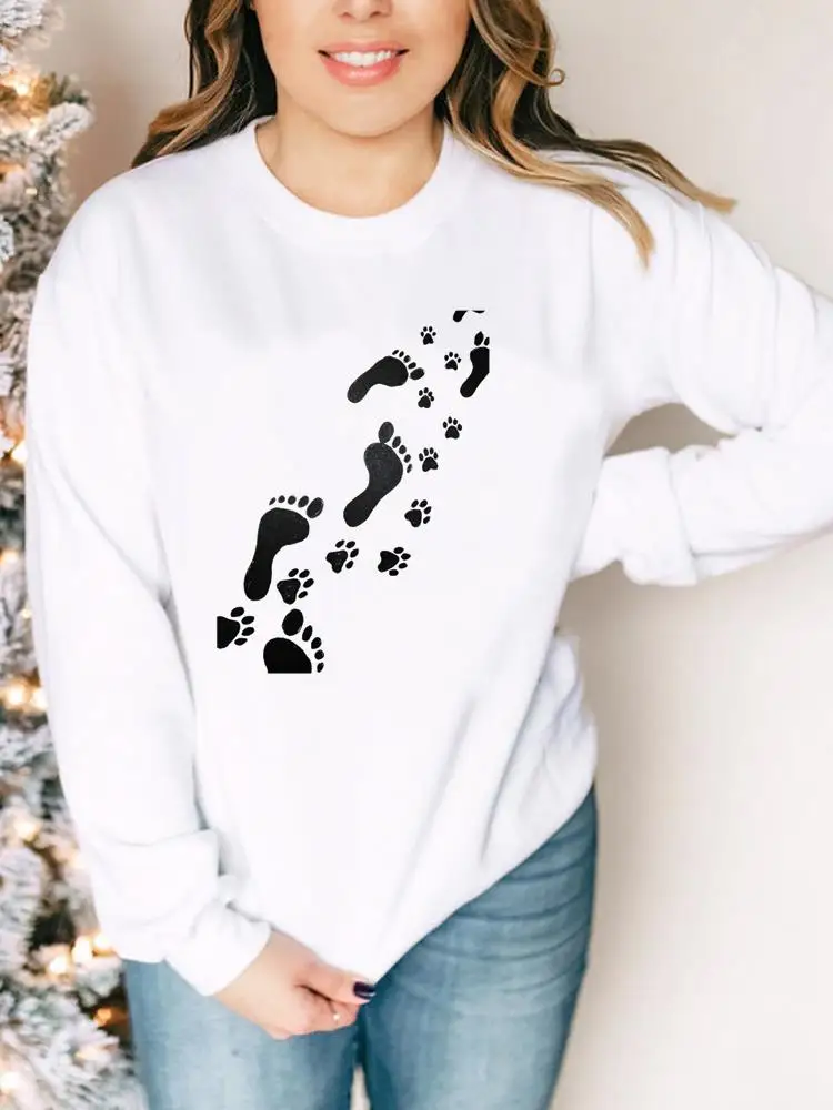 

Graphic Pullovers Sweatshirts Woman Fall Autumn Cat Dog Love Trend Pet Lady Casual Women Spring Print Hoodies Female Clothing