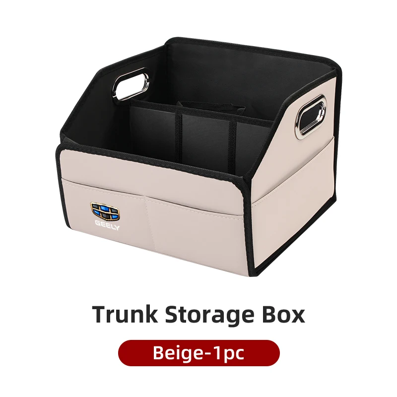 

Коробка для хранения багажника автомобиля, кожаные складные сумки-органайзеры для Geely Coolray Emgrand X6 X7 EC7 Atlas Boyue GC6, детали EC8