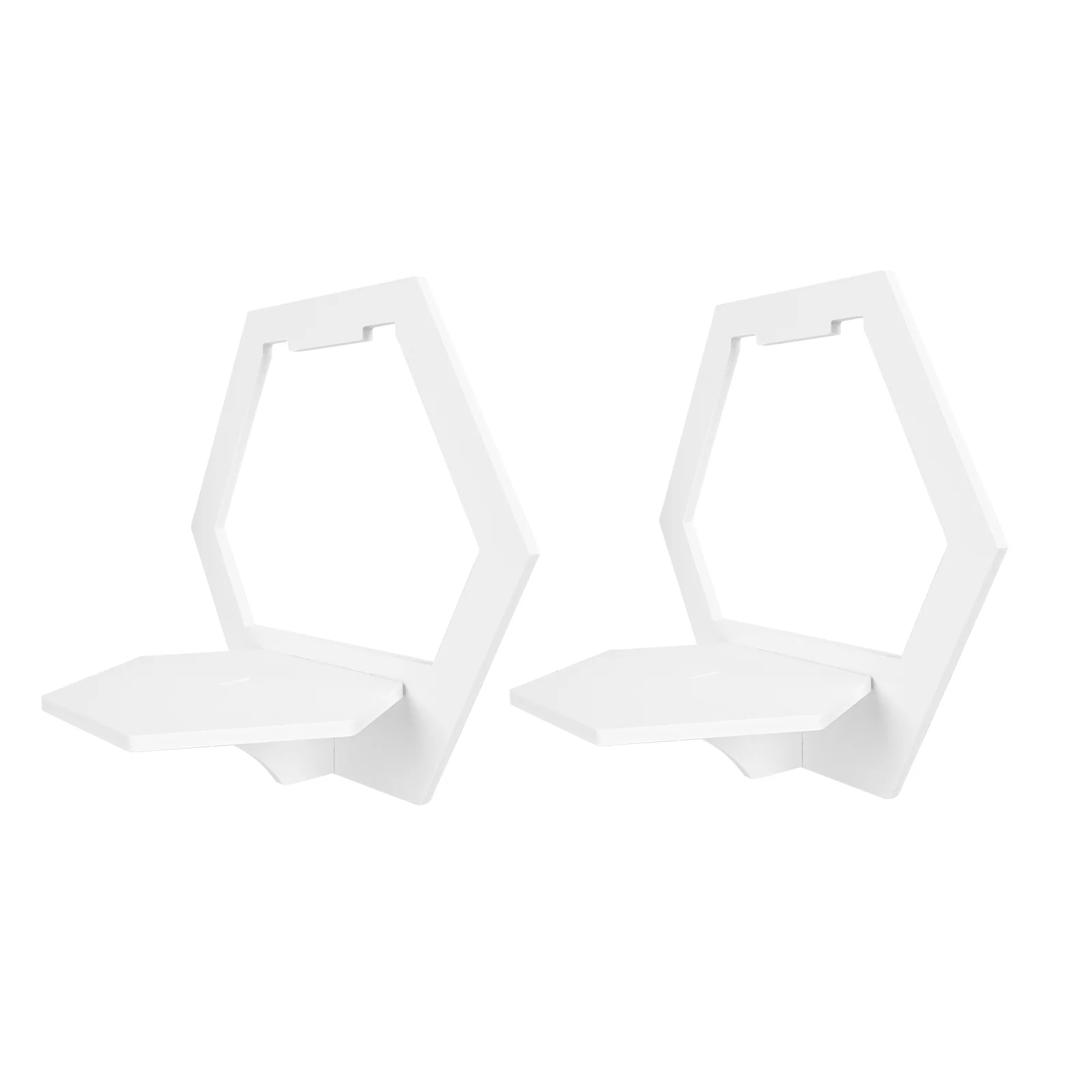 

2Pcs Wall-mounted Storage Shelf Creative Flowerpot Rack Storage Rack for Home