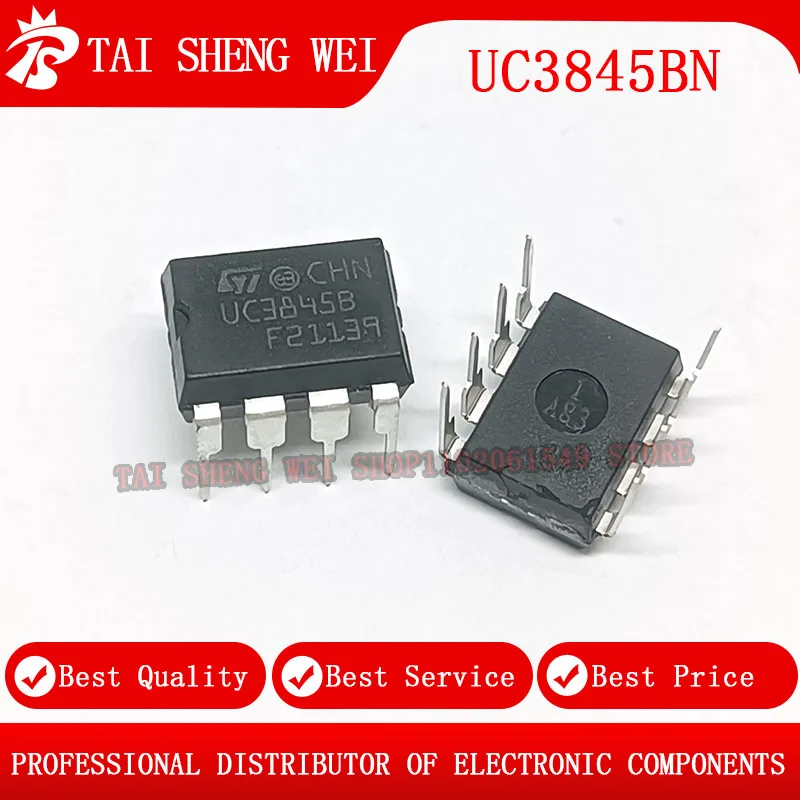 10 шт. UC3845BN UC3845B UC3845 3845 DIP-8 DIP8 новый оригинальный