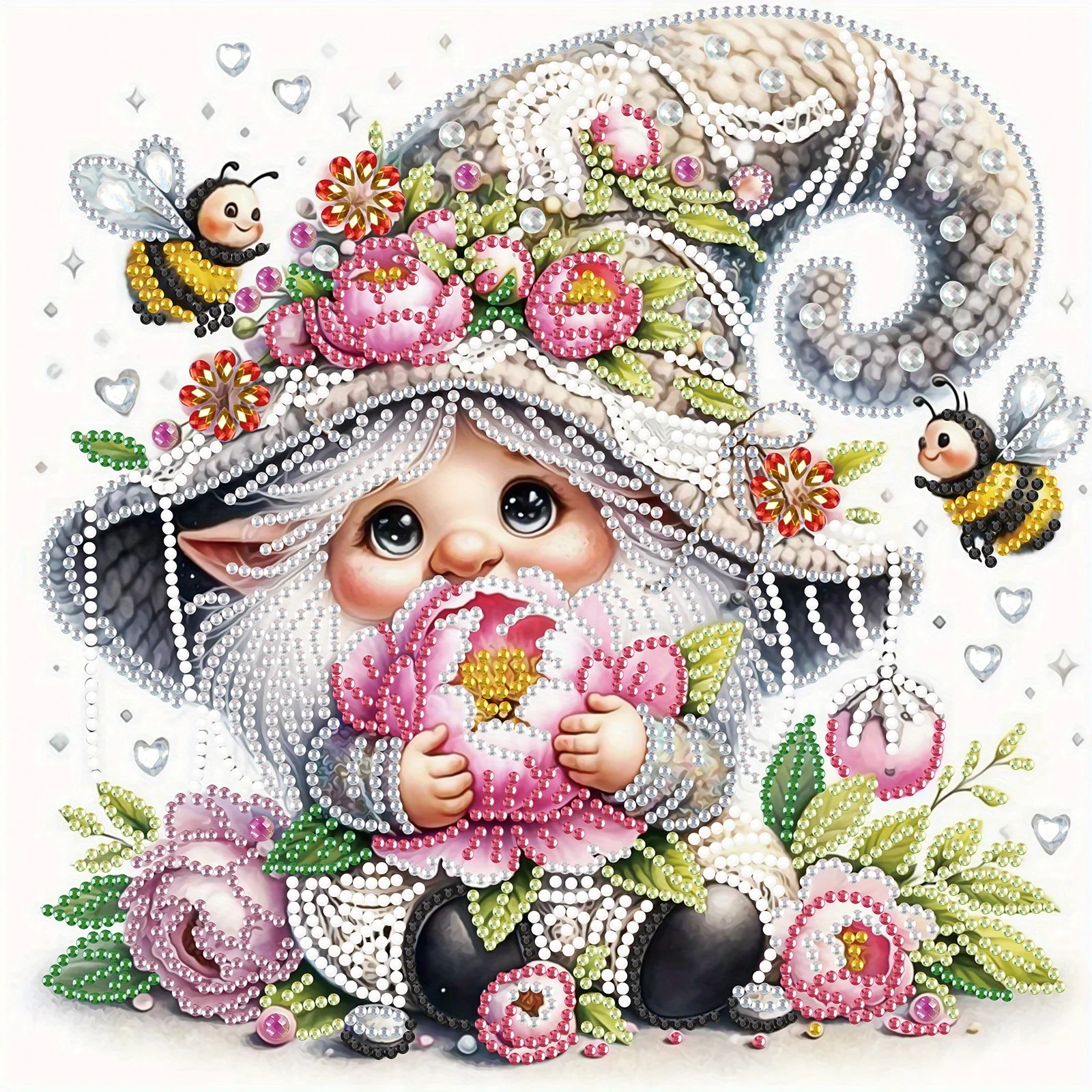 Алмазные наборы для творчества гномы и цветы