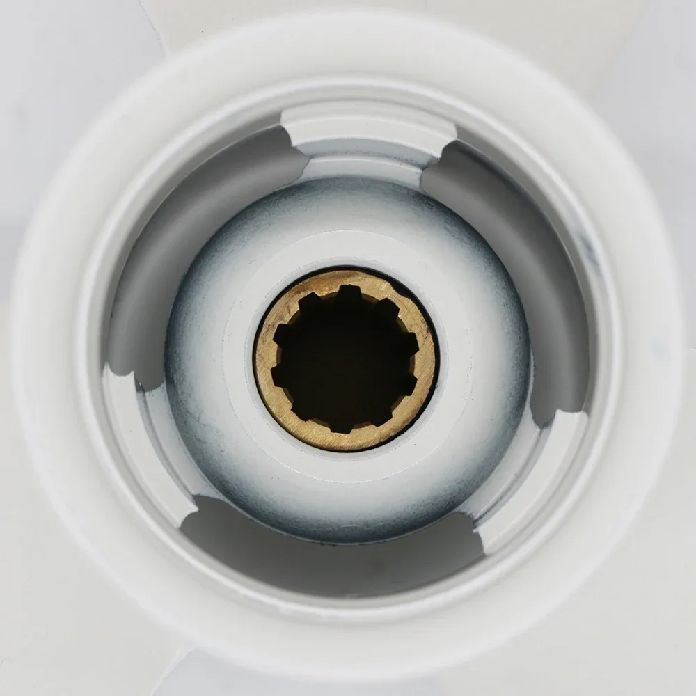 Фото Морской пропеллер Saturn 9 7/8X10 1/2F подходит для подвесного двигателя Yamaha 20 л.с. 25 лошадиных сил 30 лошадиных сил 664-45945-00-El №2