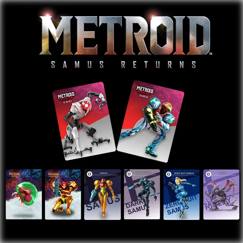 

Swtich Amiibo Card Galaxy Warrior Linkage SAHMs Emmi Metroid Dread game card