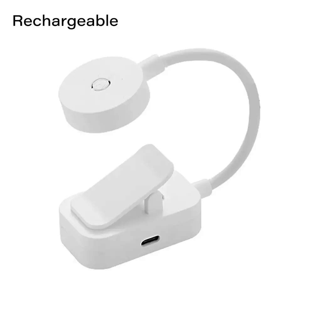 Портативный перезаряжаемый книжный светильник ABS белый нюта яковлева бенжамин книжный червячок